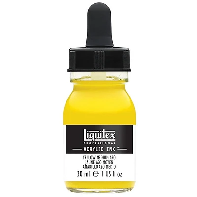 Encre acrylique jaune azo moyen - 30ml