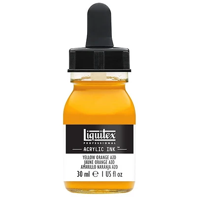 Encre acrylique jaune orange azo - 30ml
