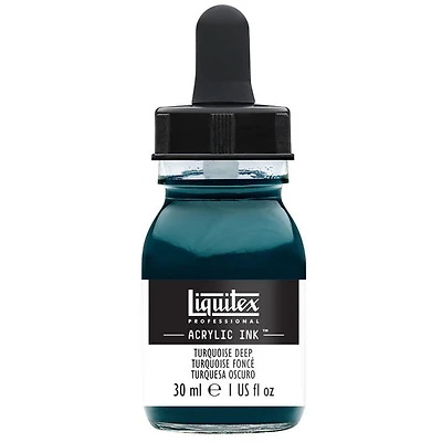 Encre acrylique turquoise foncé - 30ml