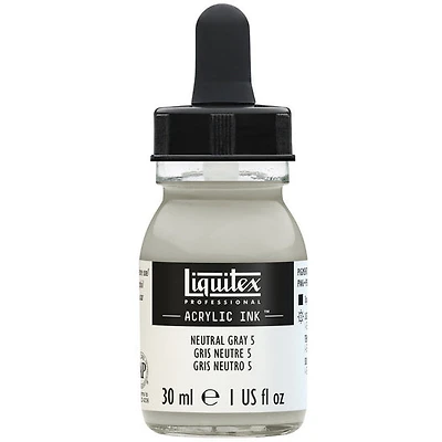 Encre acrylique gris neutre #5 - 30ml