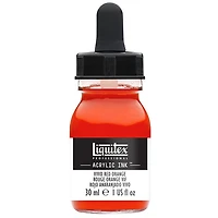 Encre acrylique rouge orange vif - 30ml