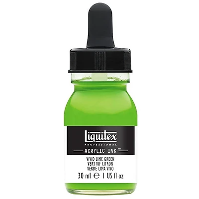 Encre acrylique vert vif citron - 30ml