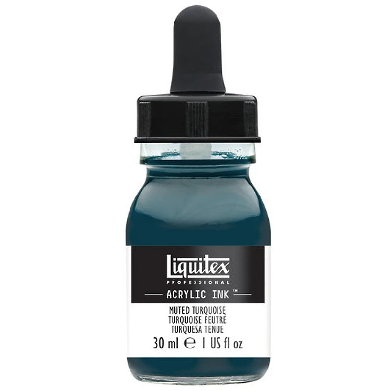 Encre acrylique turquoise feutré - 30ml