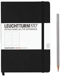 Cahier de notes pointillé a5 251p noir