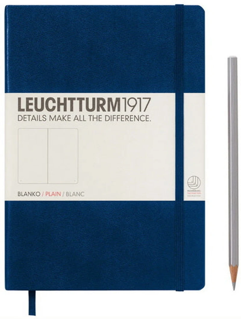 Cahier de notes uni a5 251p marine