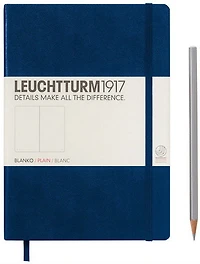 Cahier de notes uni a5 251p marine