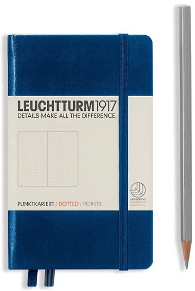 Cahier de notes uni a6 187p marine