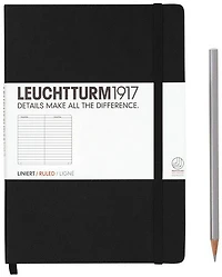 Cahier de notes uni a5 251p noir