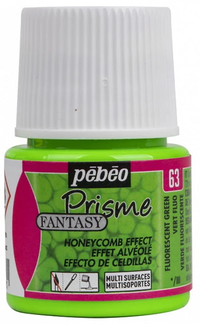 Peinture à effet - fantasy prisme - 45ml - vert fluorescent