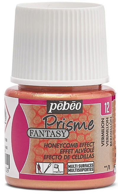 Peinture à effet - fantasy prisme - 45ml - vermillon