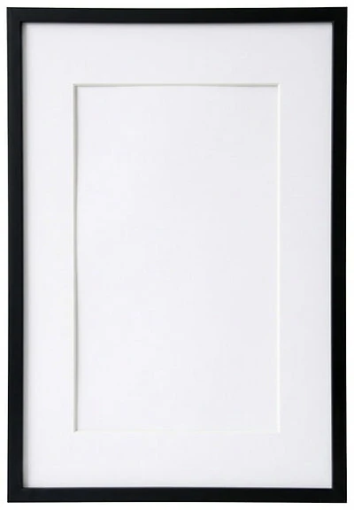 Cadre photo en bois noir - 18x24po pp 12x18po