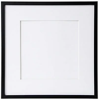 Cadre photo en bois noir - 8x8po pp 4x4po