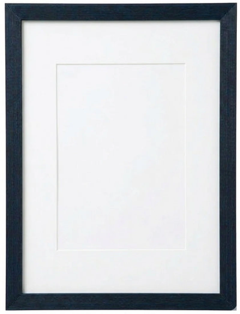 Cadre en bois 2 en 1 bleu - 16x20po pp 11x14po