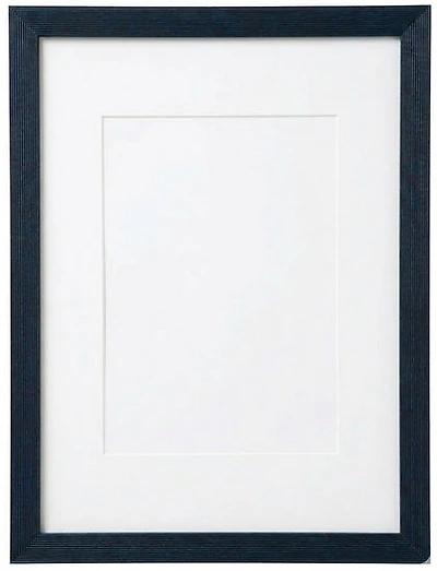 Cadre en bois 2 en 1 bleu - 16x20po pp 11x14po