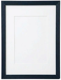 Cadre en bois 2 en 1 bleu - 16x20po pp 11x14po