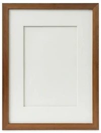 2-In-1 Frame Brown Wood - 16x20" mat  11x14"
