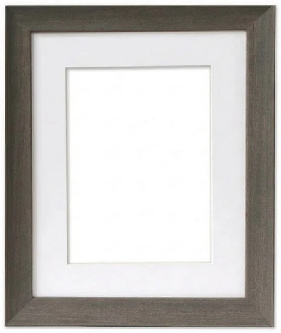 Cadre en bois 2 en 1 gris - 16x20po pp 11x14po
