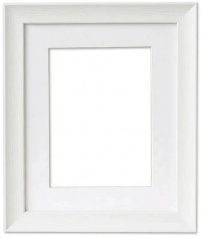 Cadre en bois 2 en 1 blanc - 16x20po pp 11x14po