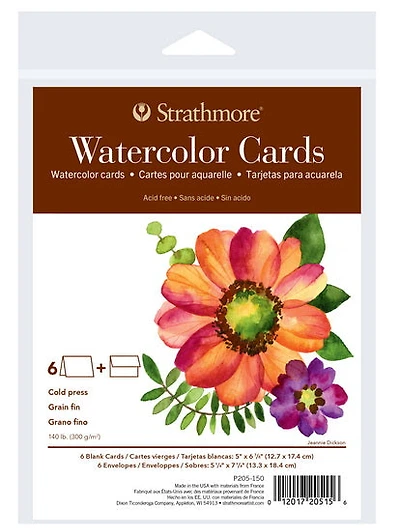 Watercolor cards - 5x7in (6)