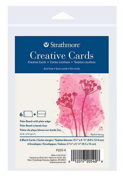 Creative cards - plain edges - 3.5x5in (6)