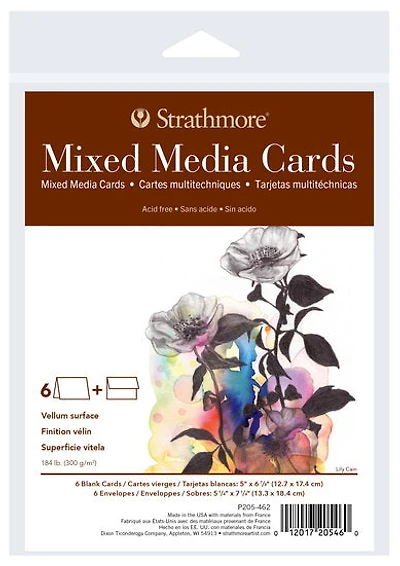 Watercolor cards - white - 5x7in (6)