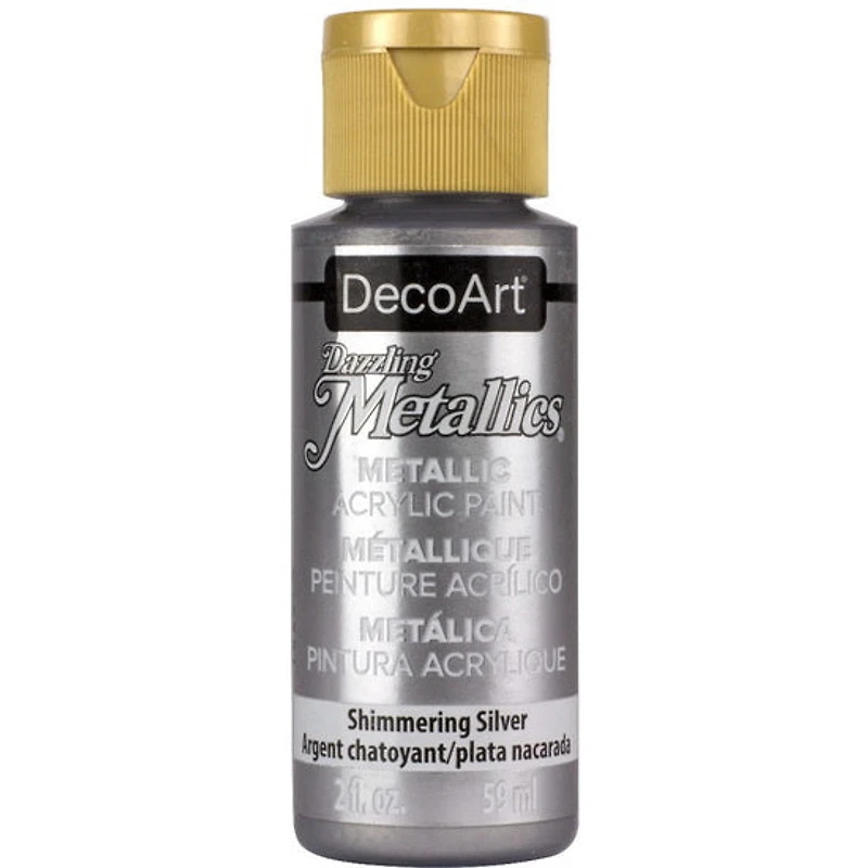 Acrylique americana métallique argent - 60ml