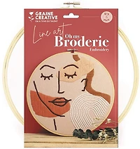 DIY Embroidery Kit - Line Art Face