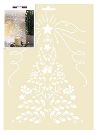 A4 Stencil - Floral Tree