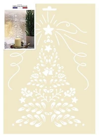 A4 Stencil - Floral Tree