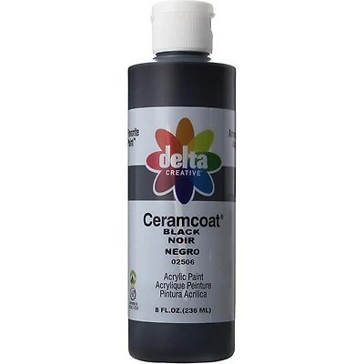 Ceramcoat Acrylic Black- 236ml