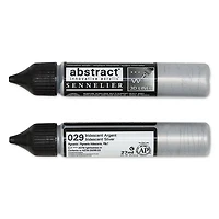 Acrylic marker - abstract - 27ml - iridescent silver