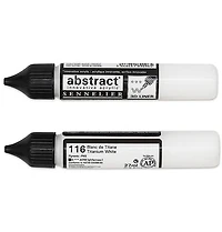 Acrylic marker - abstract - 27ml - titanium white