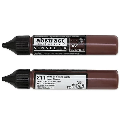 Marqueur acrylique - abstract - 27ml - terre de sienne brulee