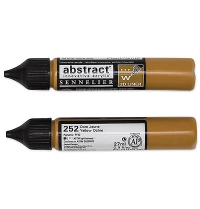 Acrylic marker - abstract - 27ml - yellow ochre