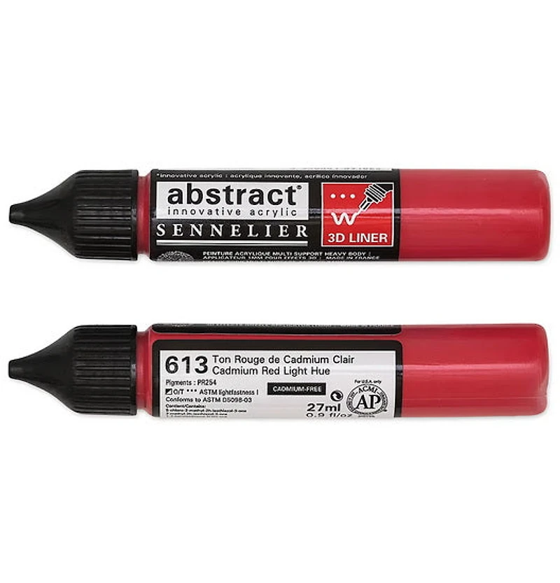 Acrylic marker - abstract - 27ml - cadmium red light hue