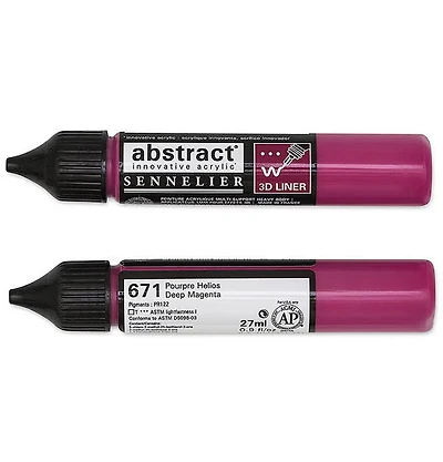 Acrylic marker - abstract - 27ml - helios red