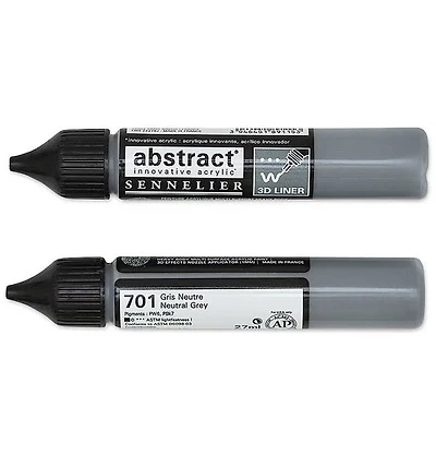 Acrylic marker - abstract - 27ml - neutral grey