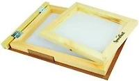 Screen printing frame & base - wood - mesh 110 - 10x14in