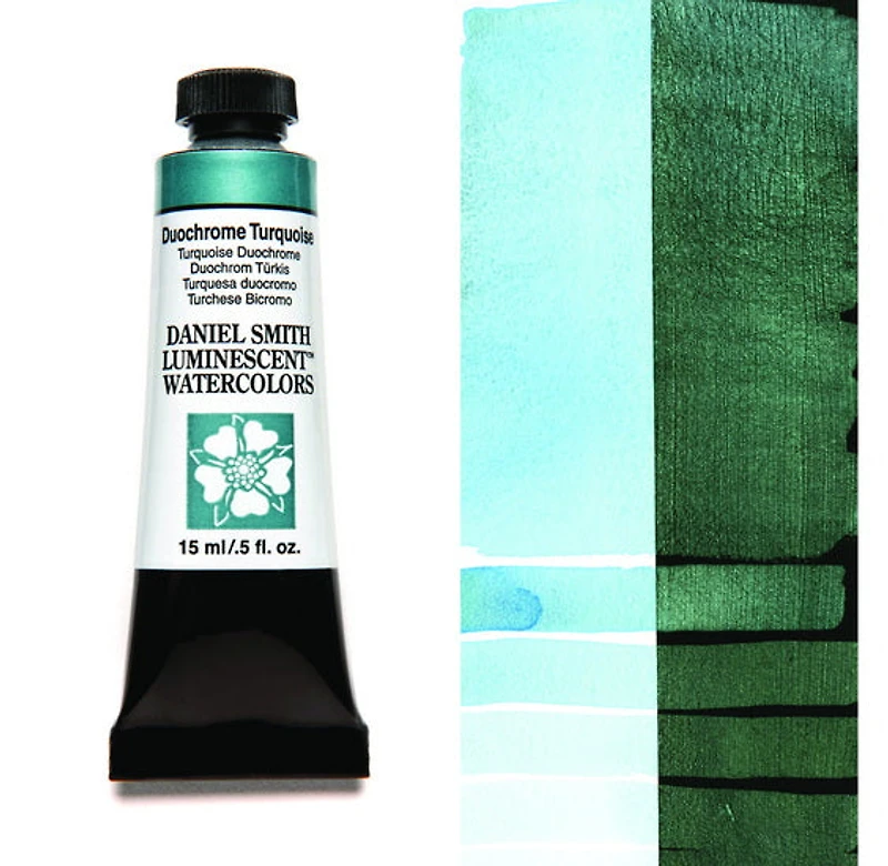 Aquarelle tube turquoise duochrome s1 - 15ml