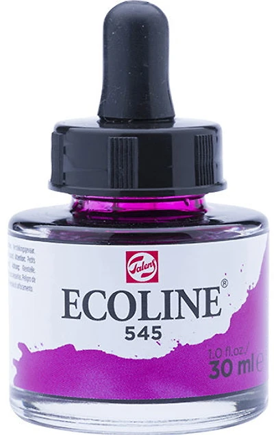 Encre aquarelle ecoline rouge violet - 30ml