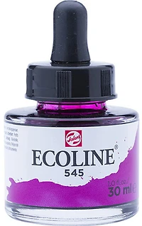 Encre aquarelle ecoline rouge violet - 30ml