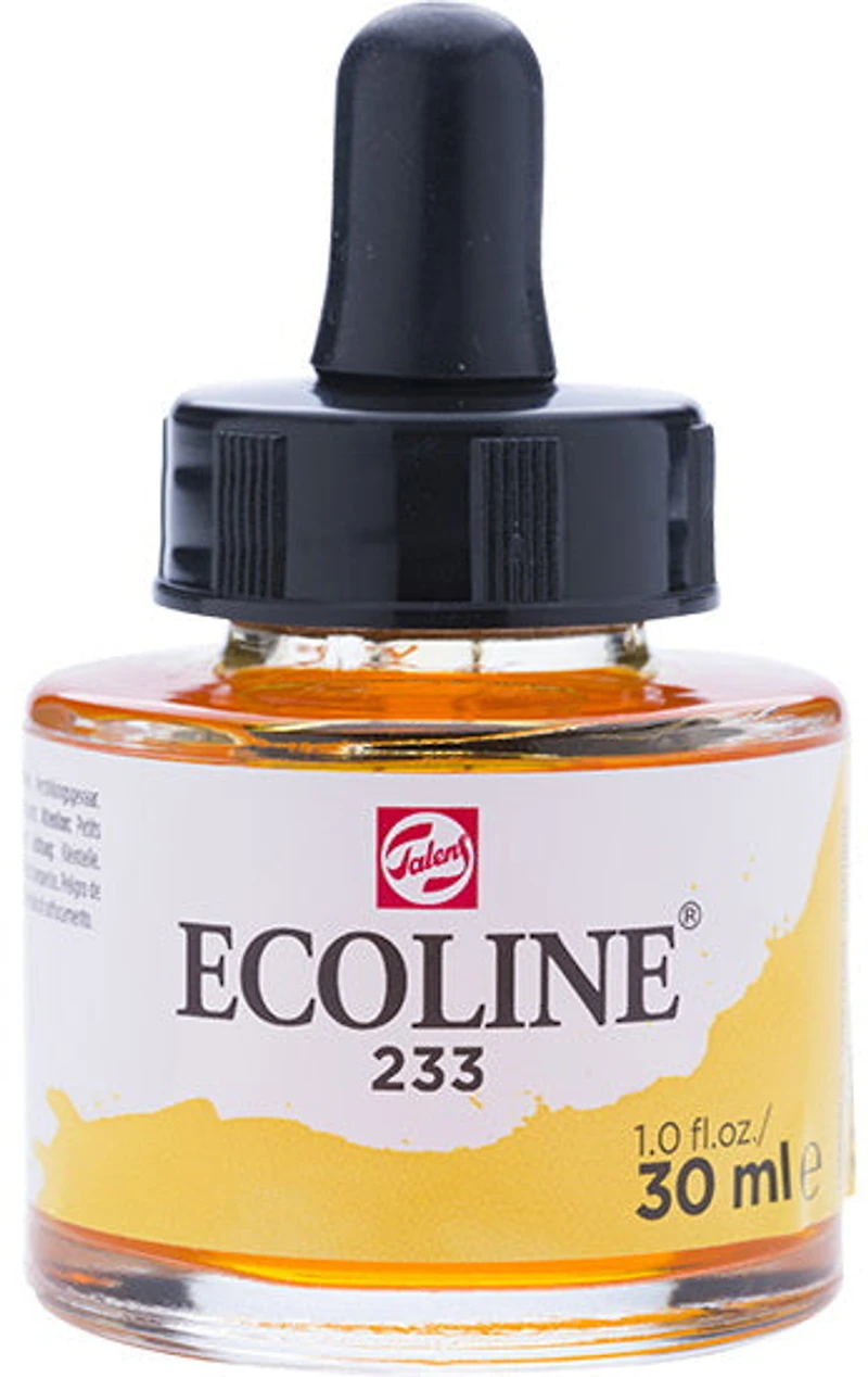 Encre aquarelle ecoline chartreuse - 30ml