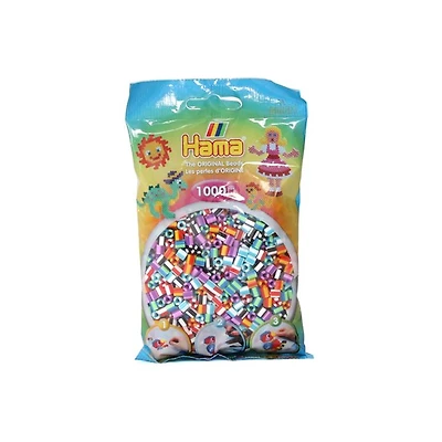 Perles hama— 1000 morceaux multicolores rayés