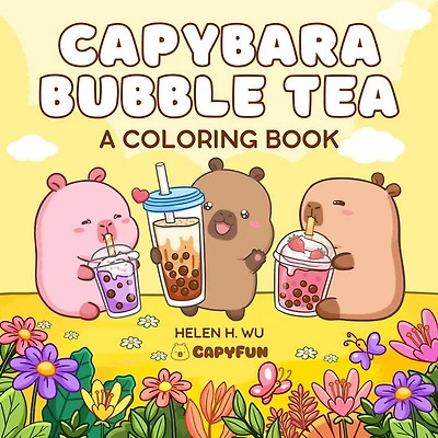 Capybara Bubble Tea: A Coloring Book
