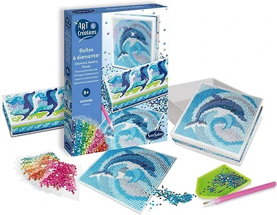 Boîtes à diamanter : dauphins