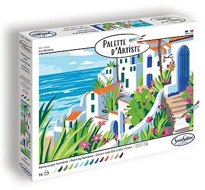 Palette d'artiste : la riviera