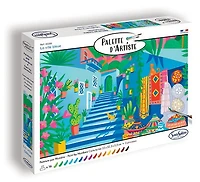 Palette d'artiste : la ville bleue