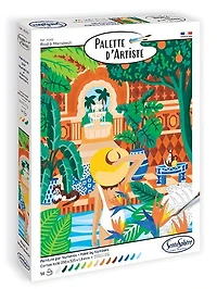 Palette d'artiste : riad à Marrakech