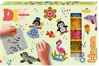 Grande boîte cadeau Hama midi - Animaux et fantaisies