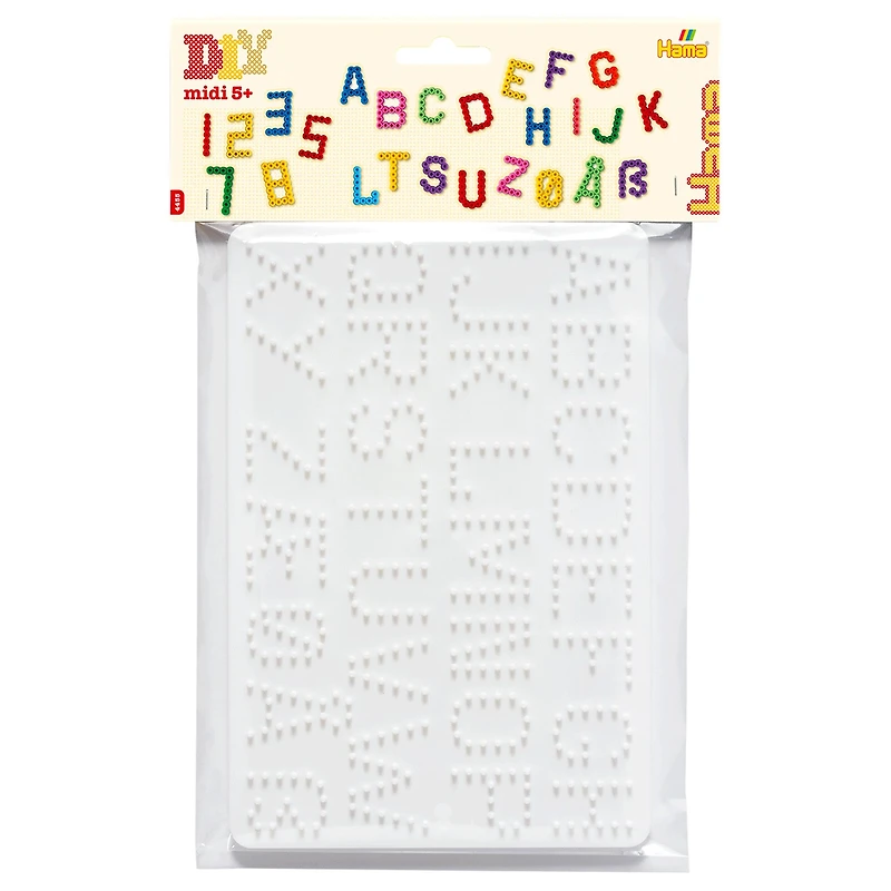 Hama Plate Set - Letters and Numbers